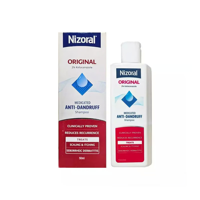 Nizoral Original 2% Ketoconazole Medicated Anti-Dandruff Shampoo 50ml