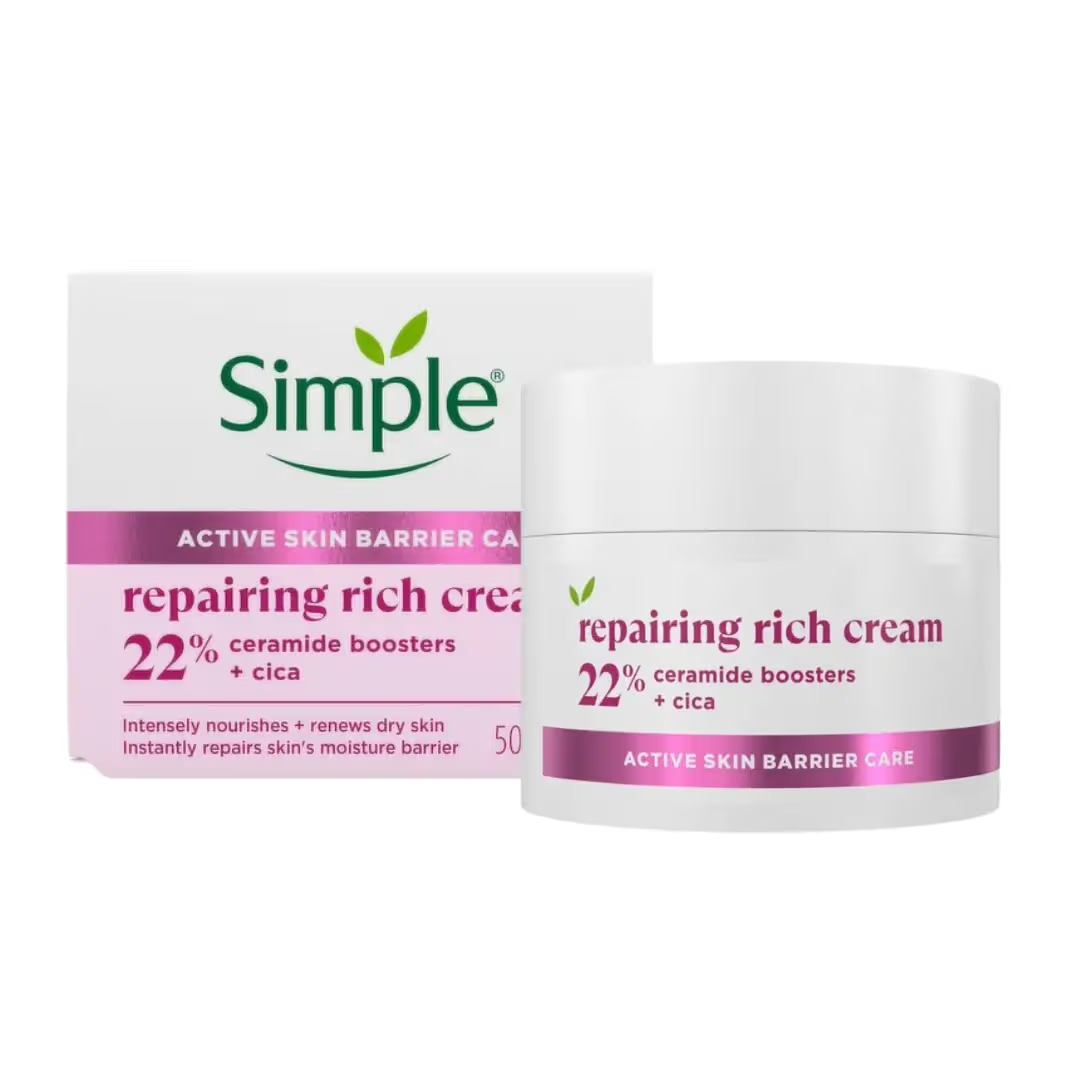 Simple Repairing Rich Cream with 22% Ceramide Booster + Cica 50 ml