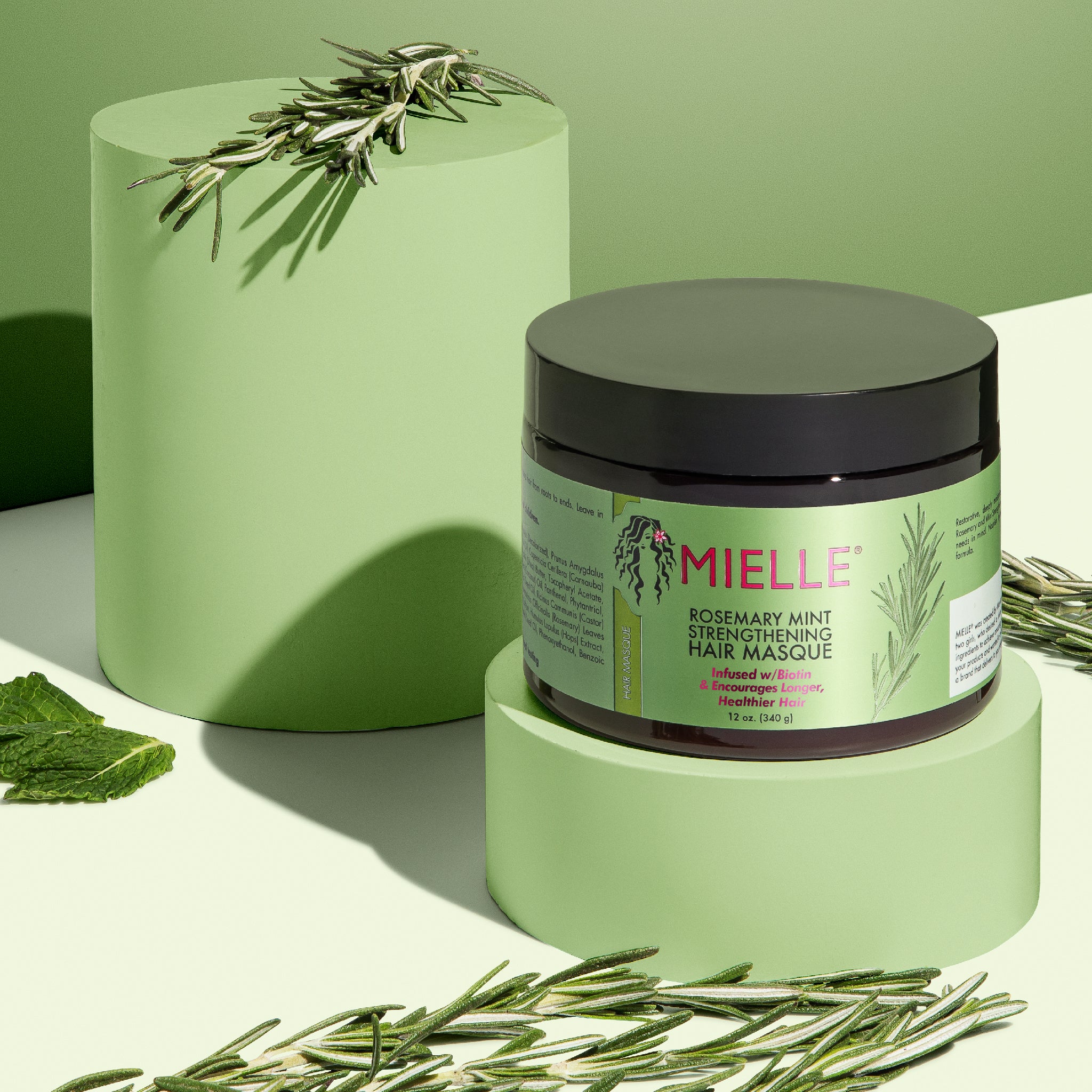 MIELLE Rosemary Mint Strengthening Hair Masque 340 g