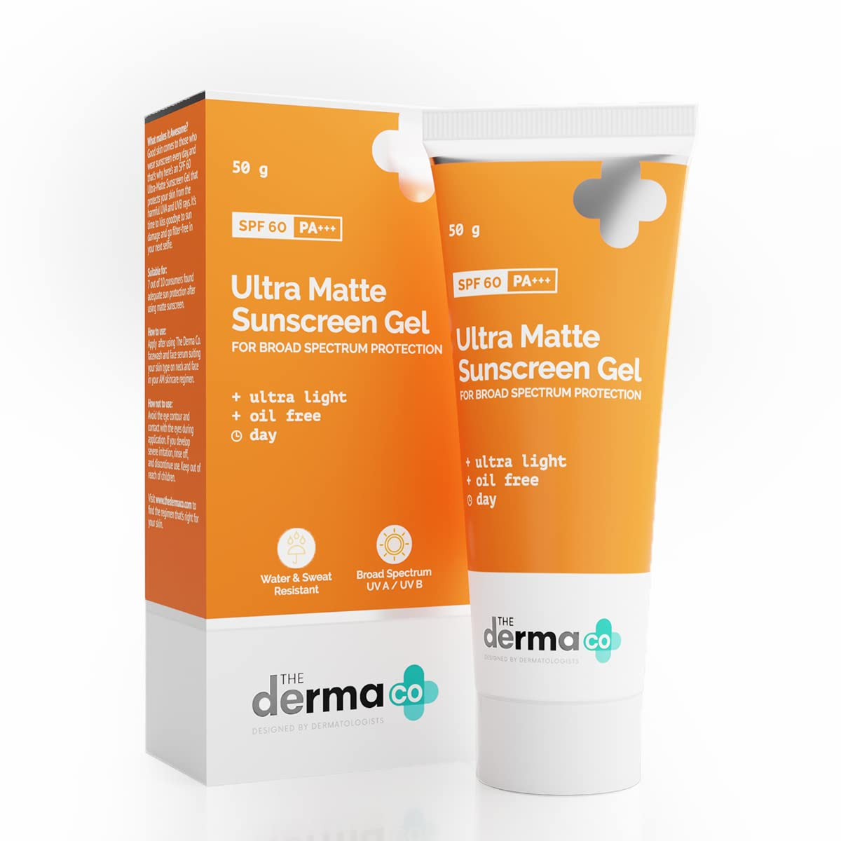 The Derma Co Ultra Matte Sunscreen Gel SPF 60 PA+++ 50 g