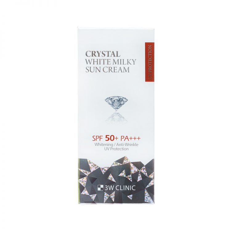 3W Clinic Crystal White Milky Sun Cream SPF50+ PA+++ -50 ml