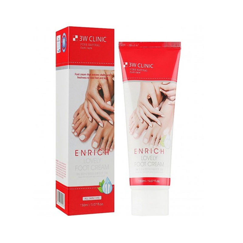 3w Clinic Enrich Lovely Foot Cream- 150ml