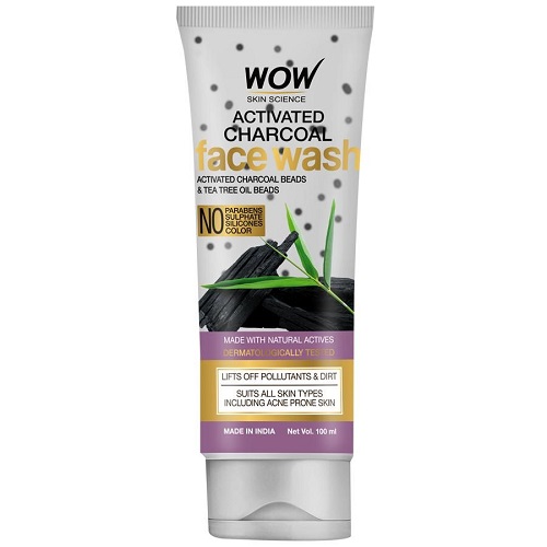 WOW Skin Science Activated Charcoal Face Wash -100 ml