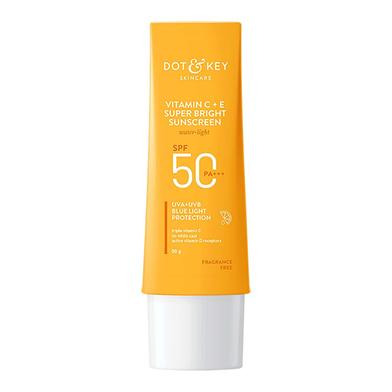 Dot and Key Vitamin C plus E Super Bright Sunscreen SPF 50+ 50g