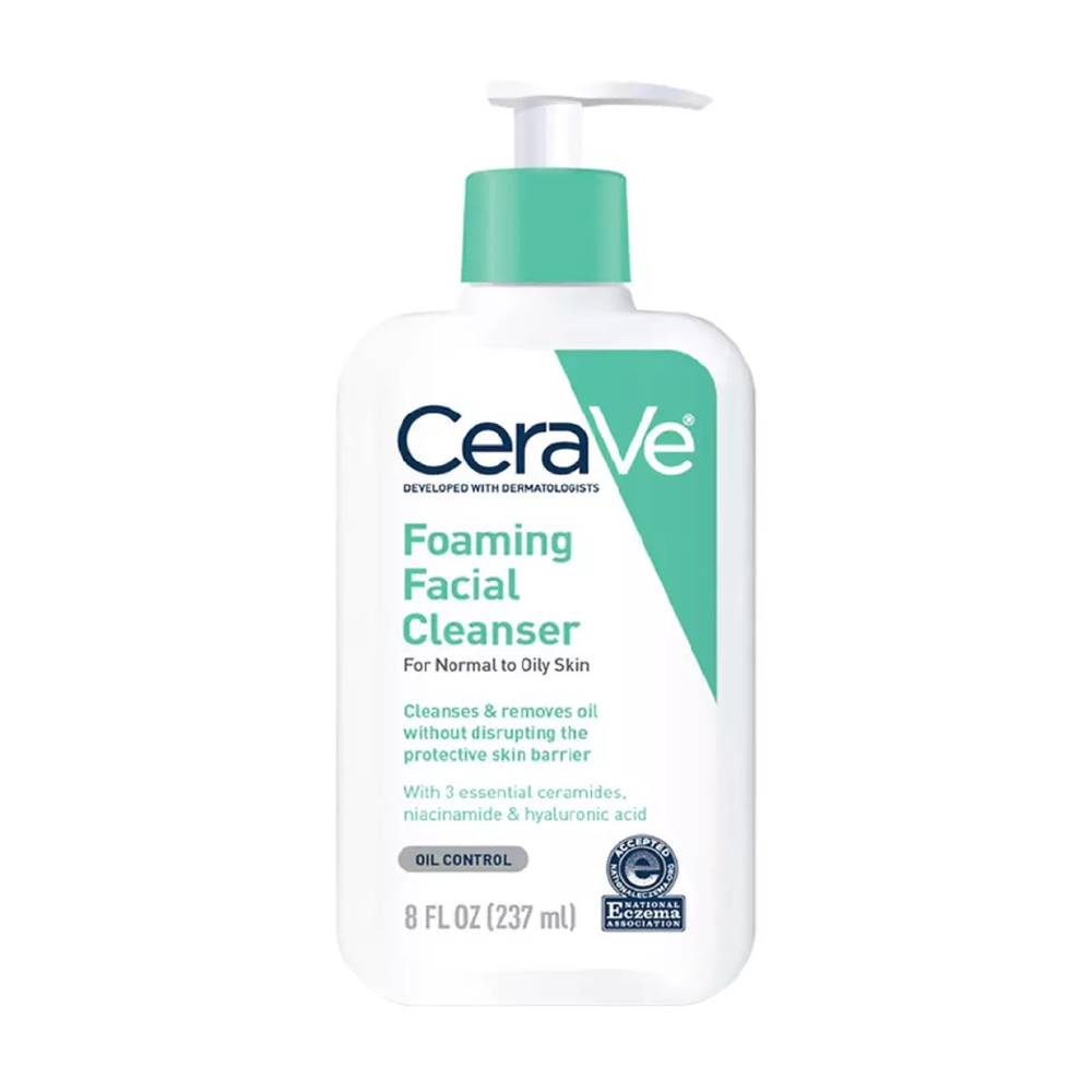 CeraVe Foaming Facial Cleanser for Normal to Oily Skin -237ml