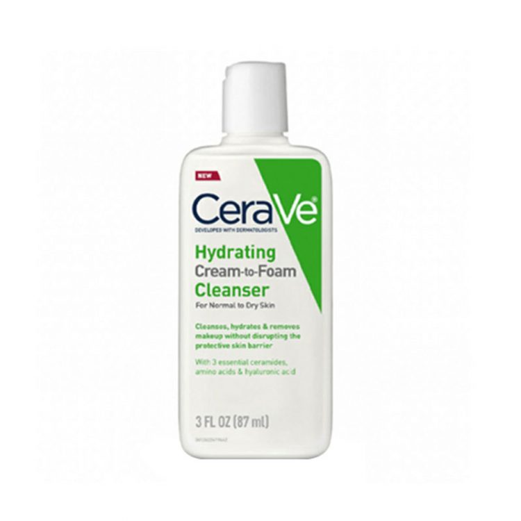 CeraVe Hydrating Cream to Foam Cleanser For Normal to Dry Skin -87ml