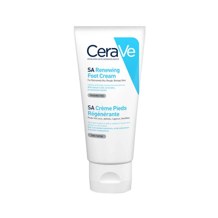 CeraVe SA Renewing foot Cream for Extremely Dry, Rough Bumpy Skin -88ml