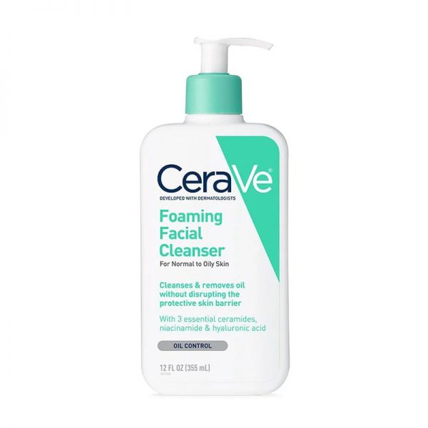 Cerave Foaming Cleanser For Normal To Oily Skin 355 ml