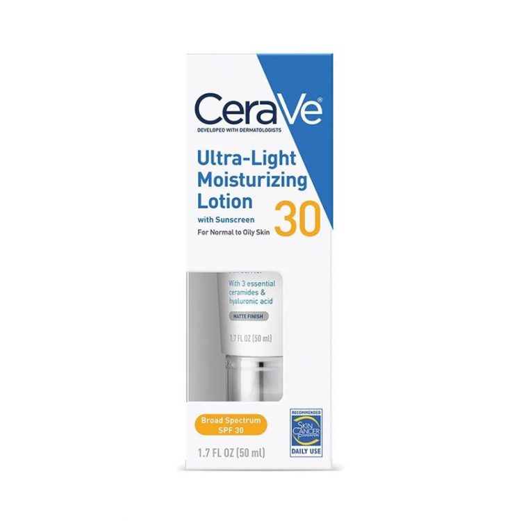 Cerave Ultra-Light Moisturizing Lotion Broad Spectrum Spf 30 -50ml