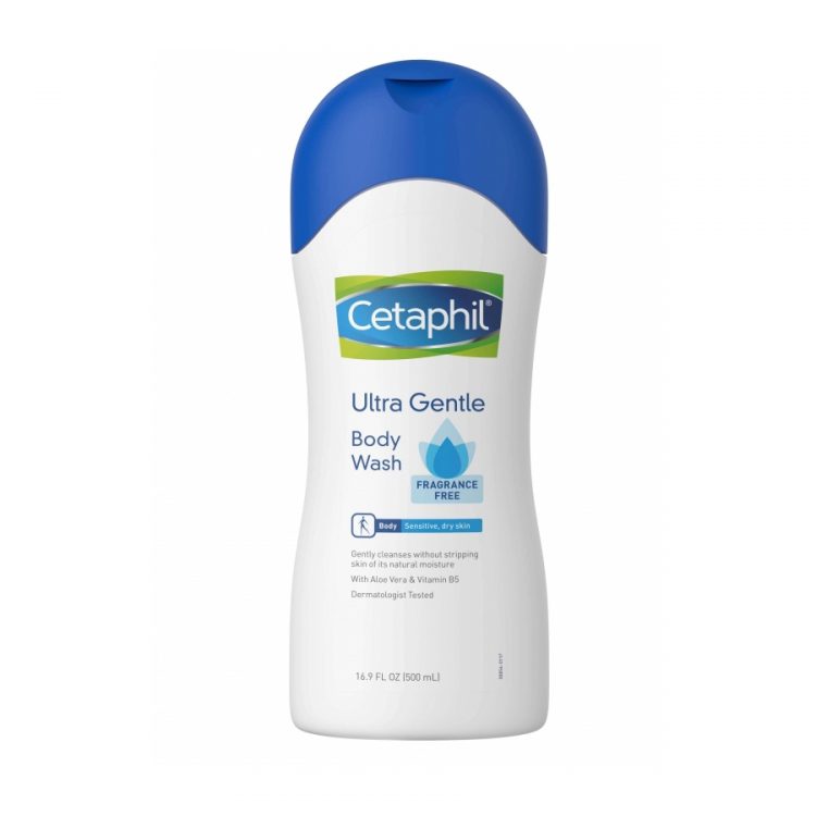 Cetaphil Ultra Gentle Body Wash Fragrance Free -500ml