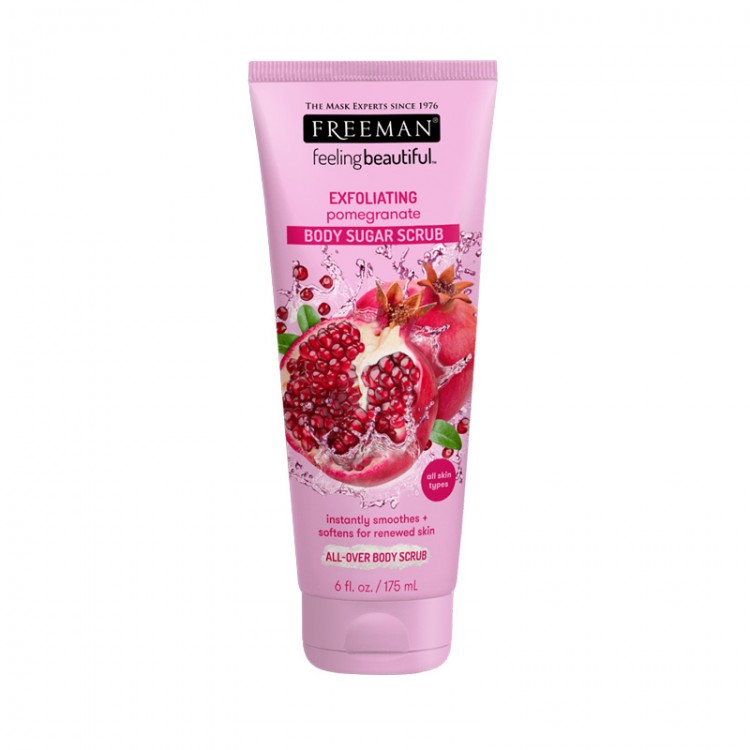 Freeman Feeling Beautiful Exfoliating Pomegranate Body Sugar Scrub-175 ml