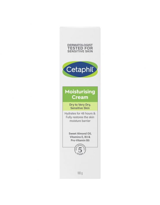 Cetaphil Moisturising Cream for Dry to Very dry and Sensitive Skin 100g