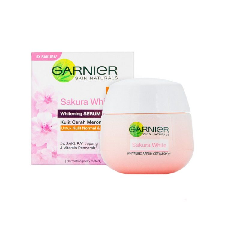 Garnier Sakura White Whitening Serum Cream SPF 21 -50ml