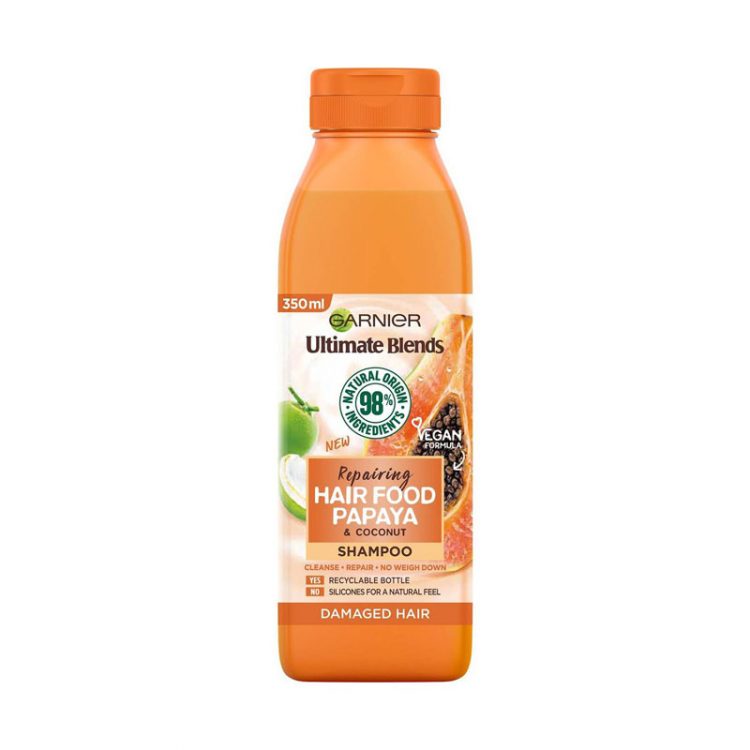 Garnier Ultimate Blends Hair Food Papaya Shampoo 350ml