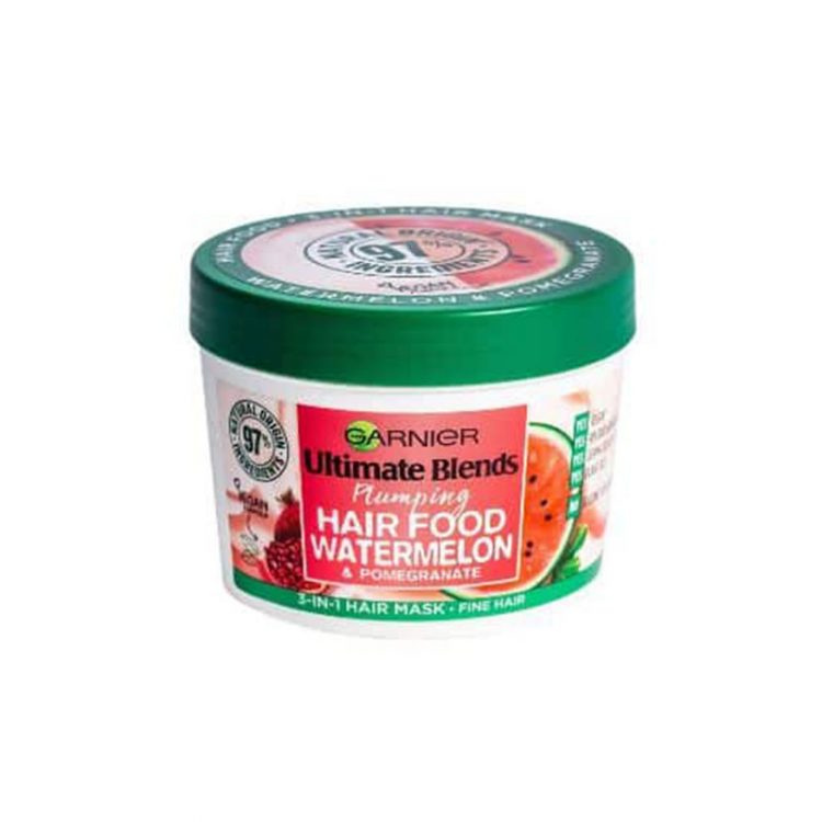 Garnier Ultimate Blends Hair Food Watermelon & Pomegranate 3-In-1 Hair Mask  390ml