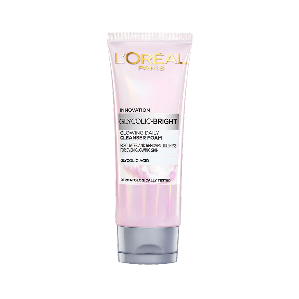 L’Oreal Paris Glycolic Bright Daily Cleanser Foam -100ml