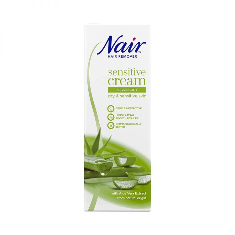 Nair Sensitive Cream Hair Remover For Legs & Body (Dry & Sensitive Skin)-100ml