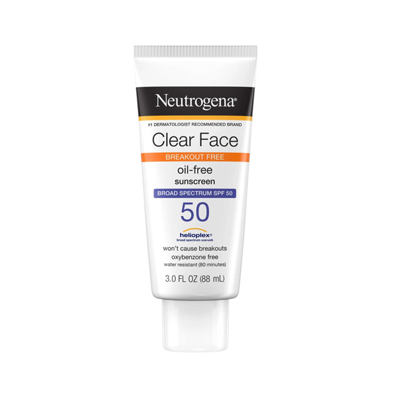 Neutrogena Clear Face Oil-Free Sunscreen SPF50 -88ml