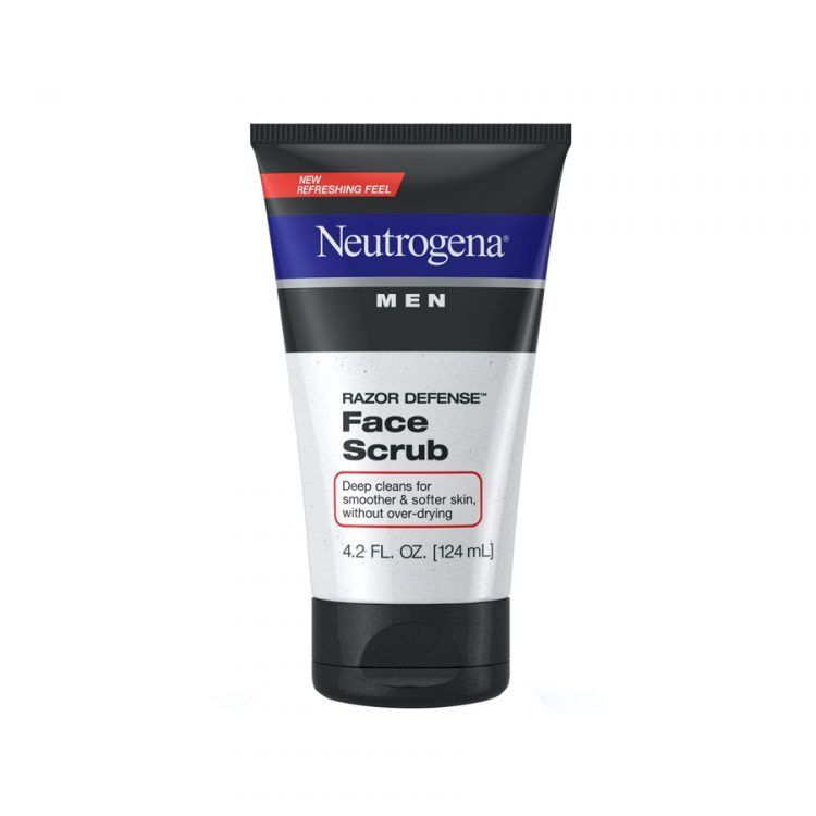 Neutrogena Men Razor Defense Face Scrub -124ml