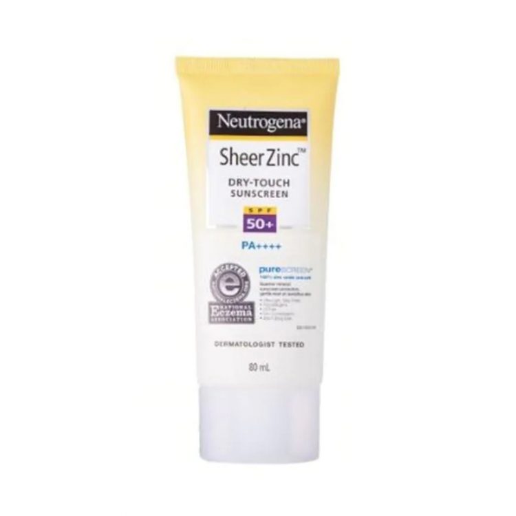 Neutrogena Sheer Zinc Dry Touch Sunscreen SPF50+ -80ml