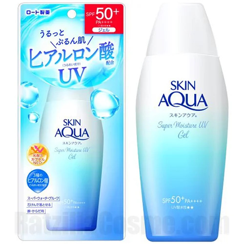 Rohto Mentholatum Skin Aqua Super Moisture Gel SPF50 + PA ++++ 110g