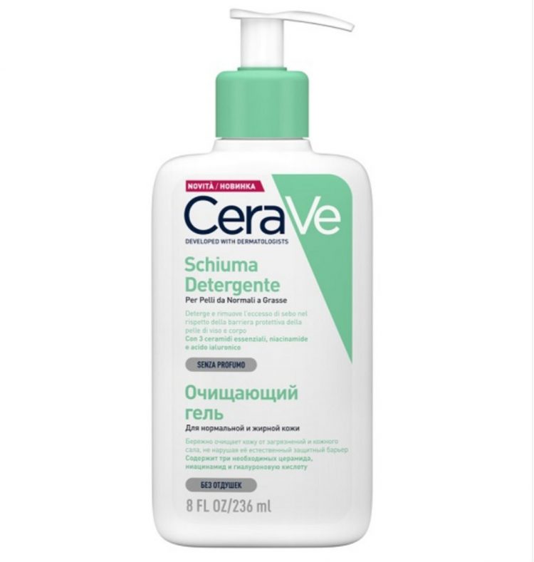 Cerave Foaming Cleanser For Normal To Oily Skin -236 ml