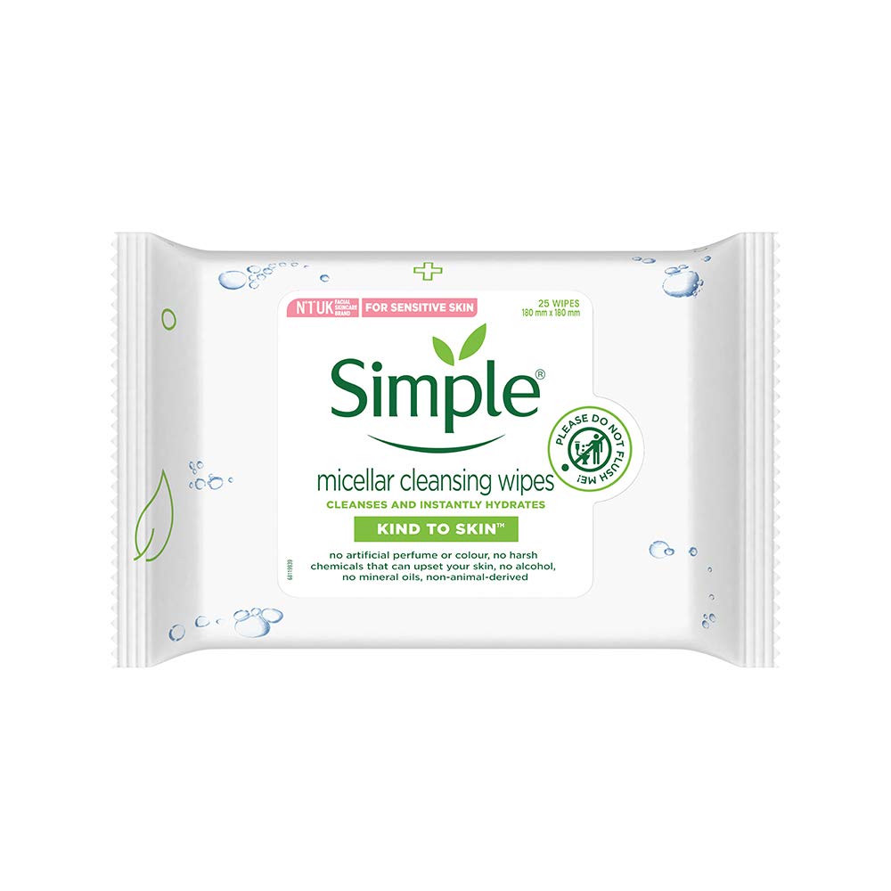 Simple Kind To Skin Micellar Cleansing Wipes Facial Wipes