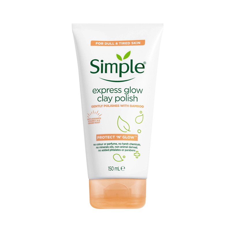 Simple Protect ‘N’ Glow Express Glow Clay Polish  150ml