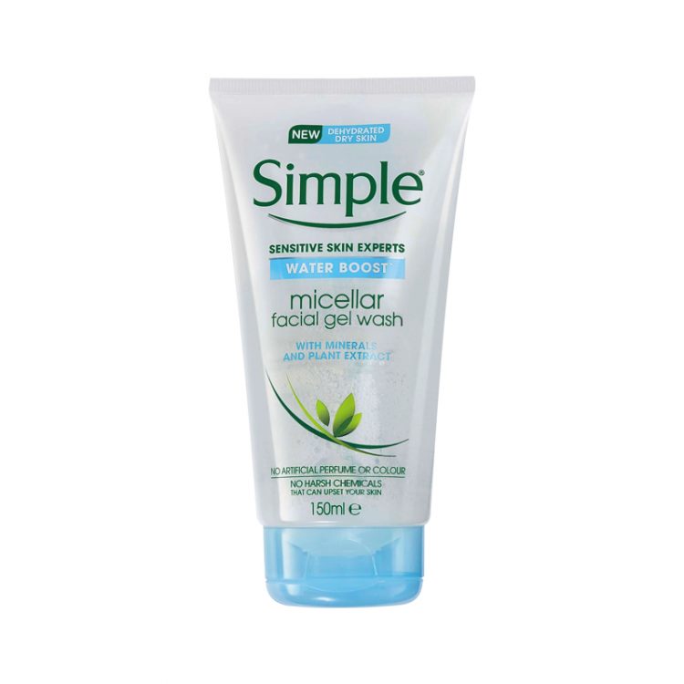 Simple Water Boost Micellar Facial Gel Wash  150ml