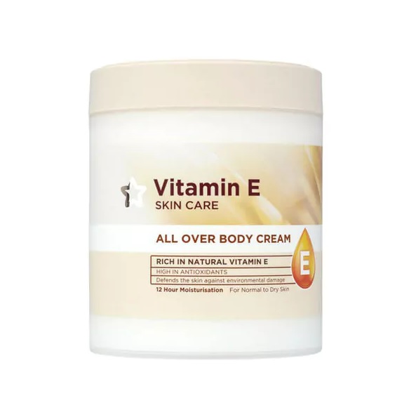 Superdrug Vitamin E All Over Body Cream 475ml