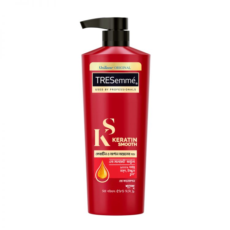 Tresemme Shampoo Keratin Smooth  -  580ml