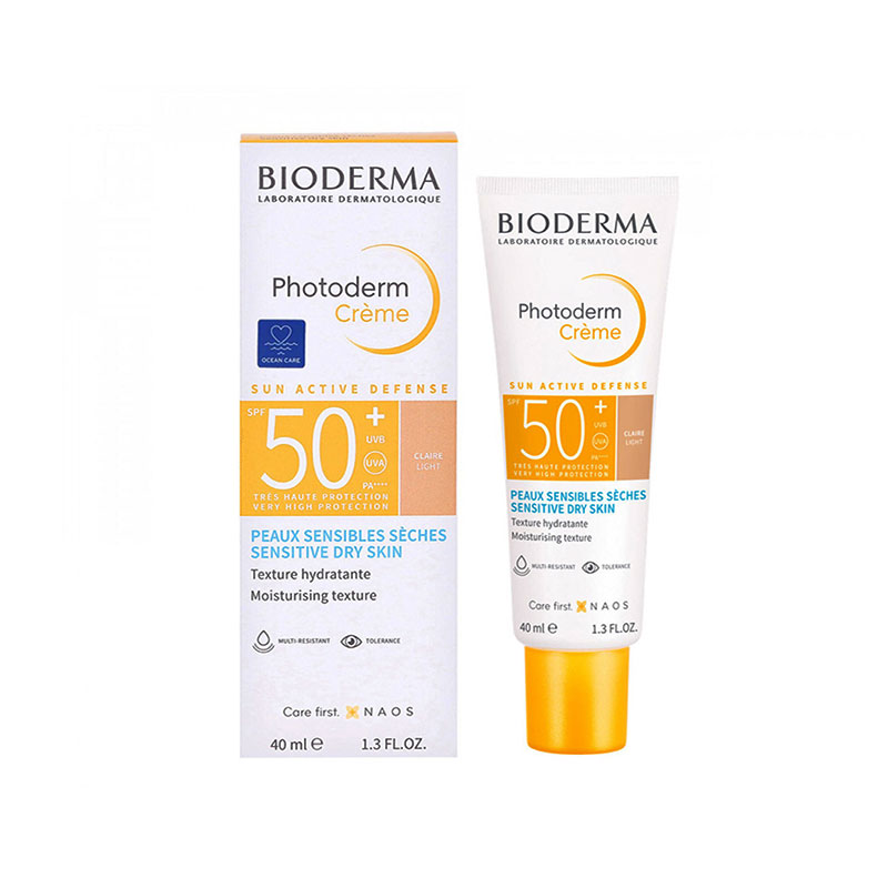 Bioderma Photoderm Cream SPF50+ For Sensitive Dry Skin 40ml - Light