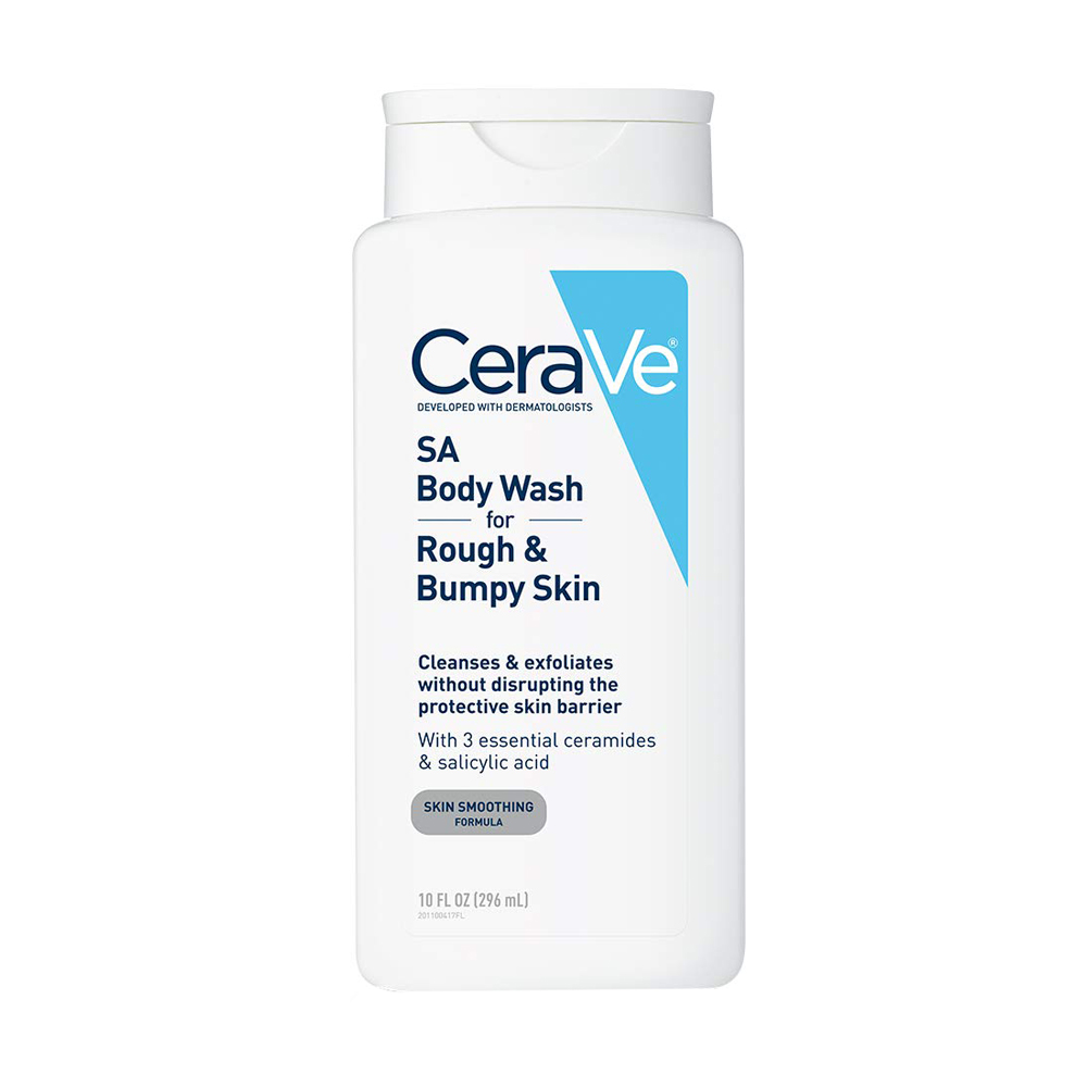 CeraVe Body Wash with Salicylic Acid | Fragrance Free Body Wash to Exfoliate Rough and Bumpy Skin -296ml