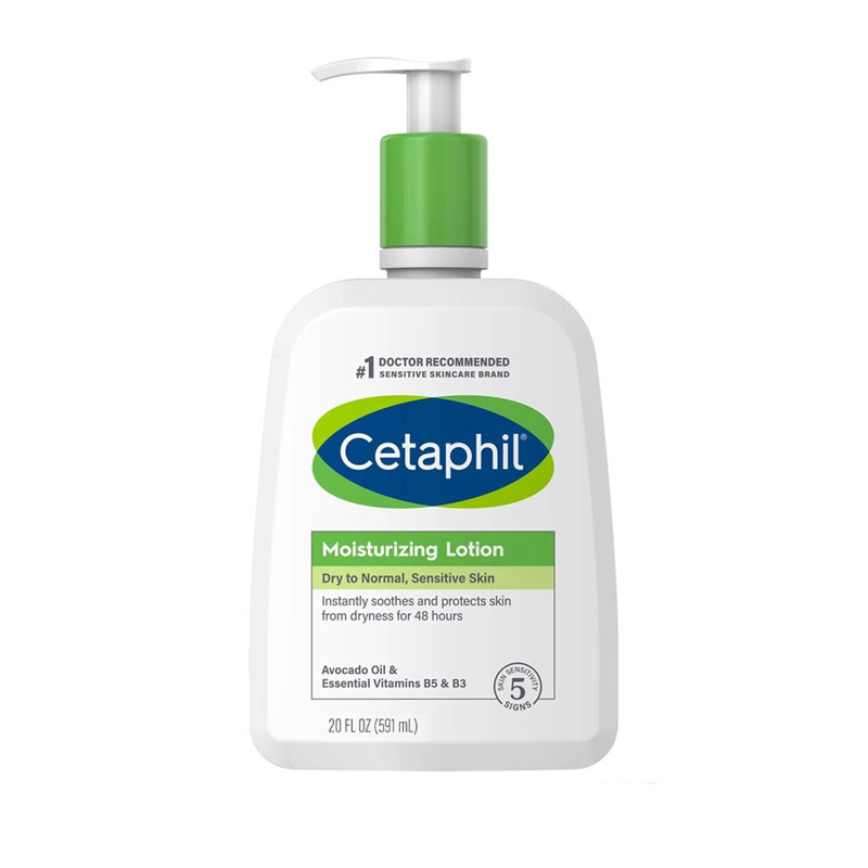 Cetaphil Moisturizing Lotion Dry to Normal Sensitive Skin- 591 ml