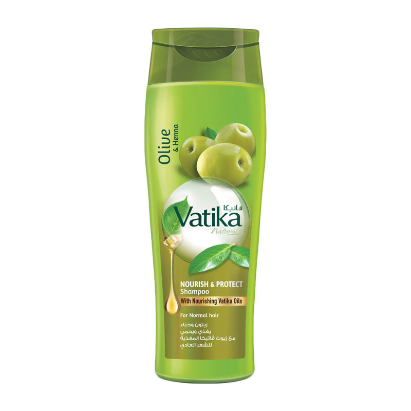 Dabur Vatika Naturals Nourish And Protect With Olive & Henna Shampoo-400  ml