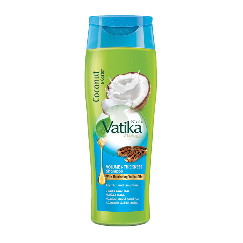 Dabur Vatika Naturals Coconut & Castor Volume & Thickness Shampoo-400 ml