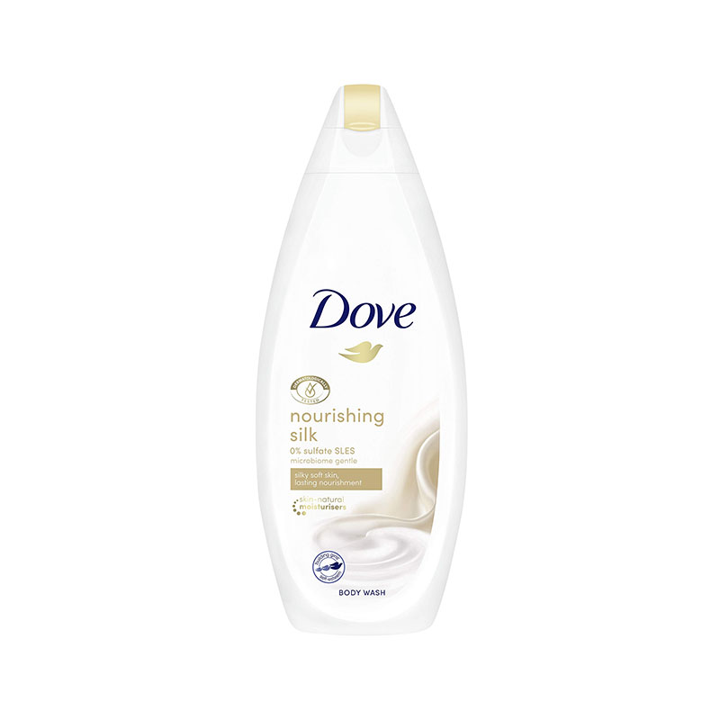 Dove Nourishing Silk Microbiome Gentle Body Wash 225ml