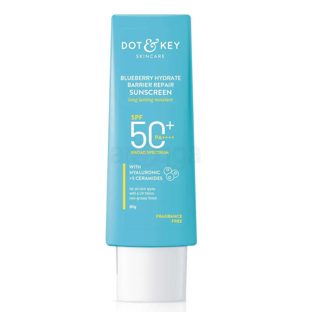 Dot & Key Blueberry Hydrate Barrier Repair Sunscreen SPF 50+ PA++++ 80g