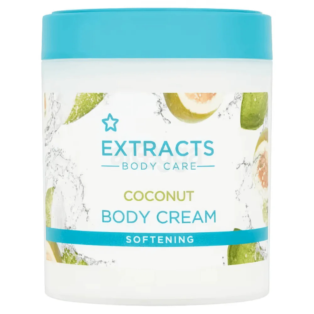 Superdrug Extracts Body Care Softening Coconut Body Cream 475 ml