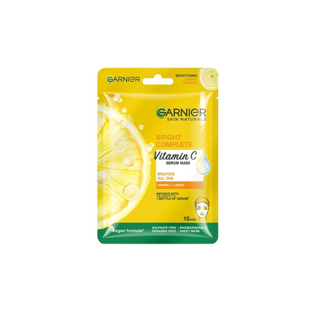 Garnier BRIGHT Complete Serum Mask 28gm