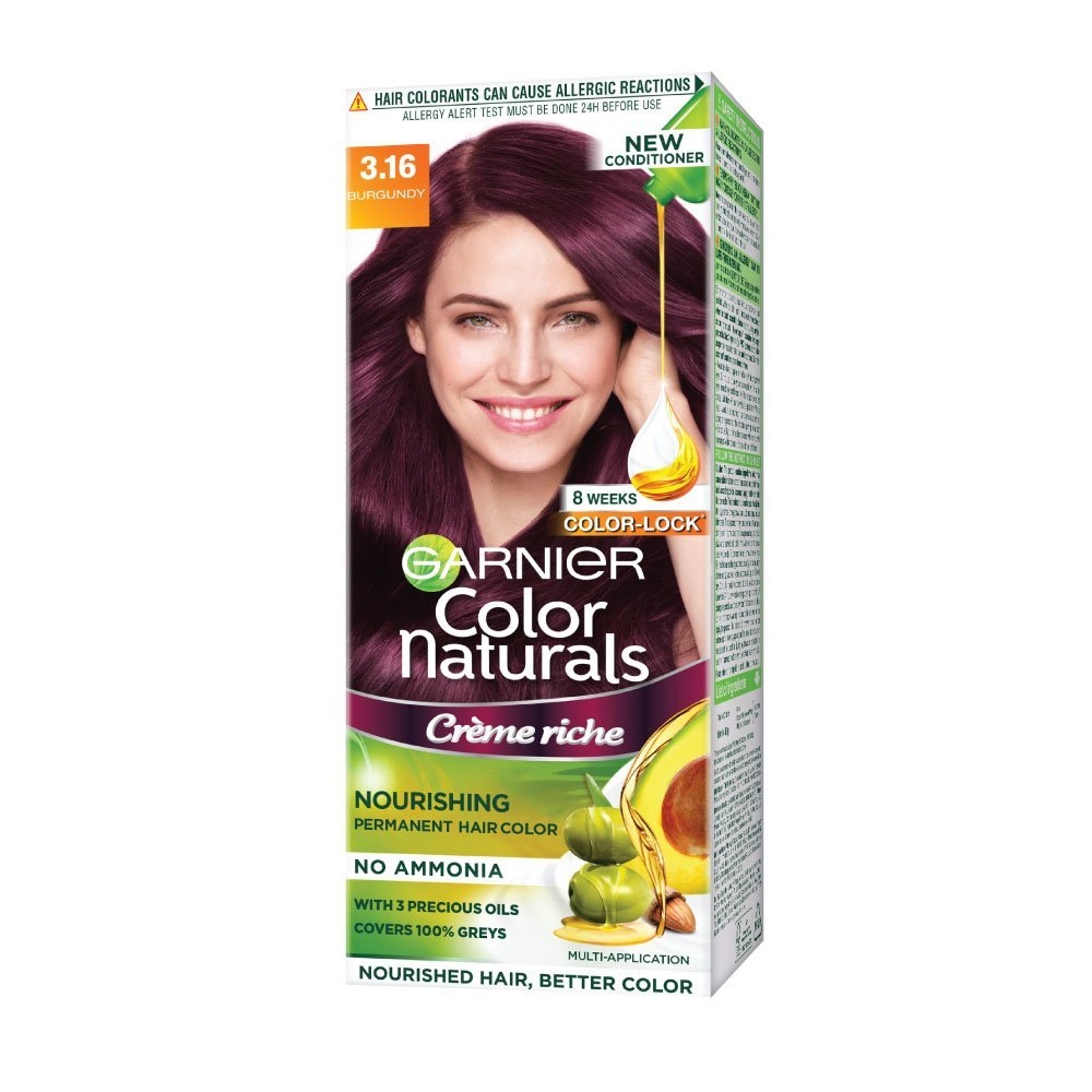 Garnier Color Naturals Shade 3.16 Burgundy 35ml+30g