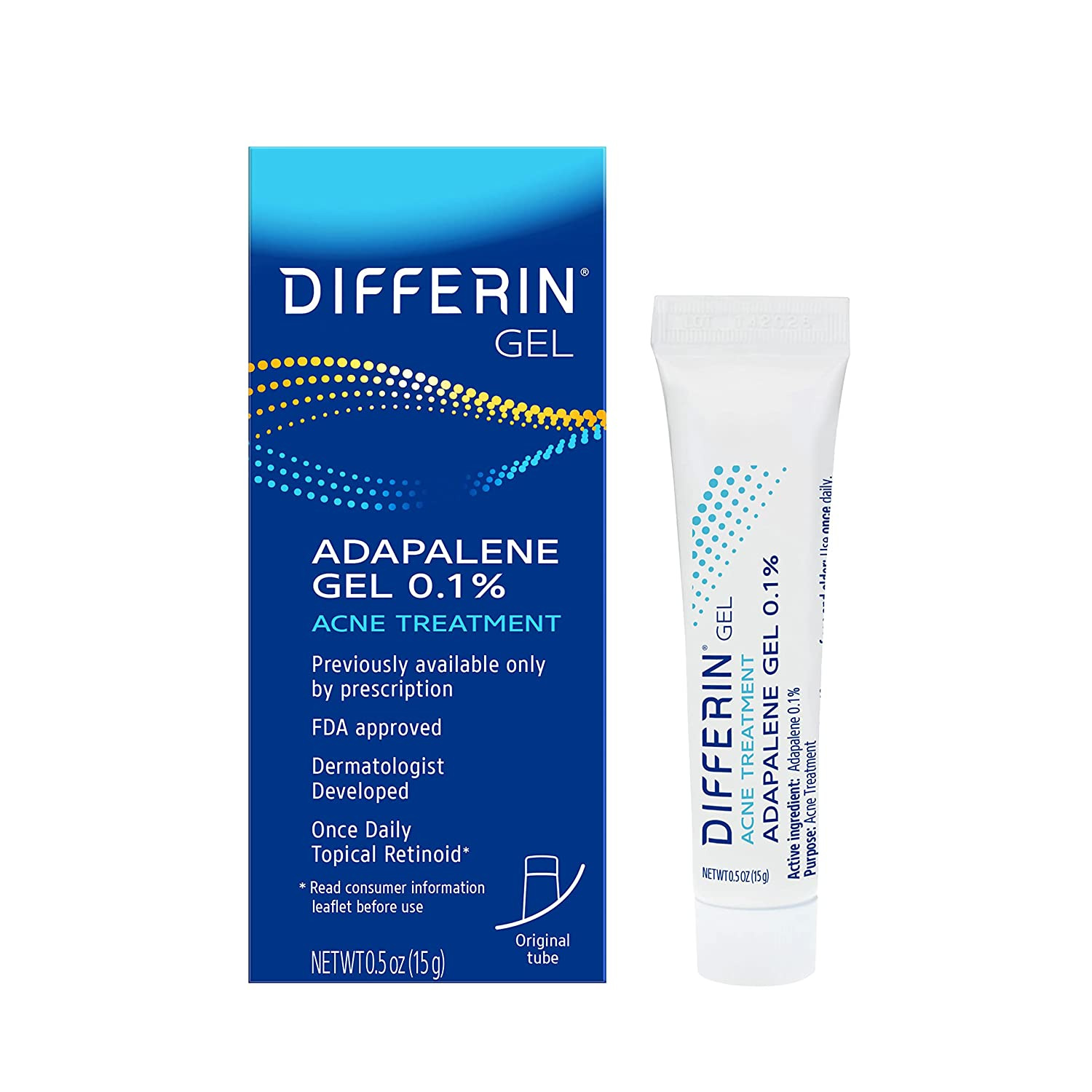 Acne Treatment Differin Gel with 0.1% Adapalene  15gm