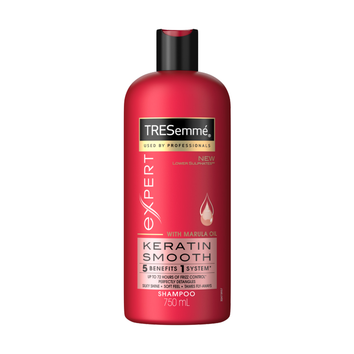 TRESemmé Expert Keratin Smooth 5 Benefits 1 Systems Shampoo  750ml