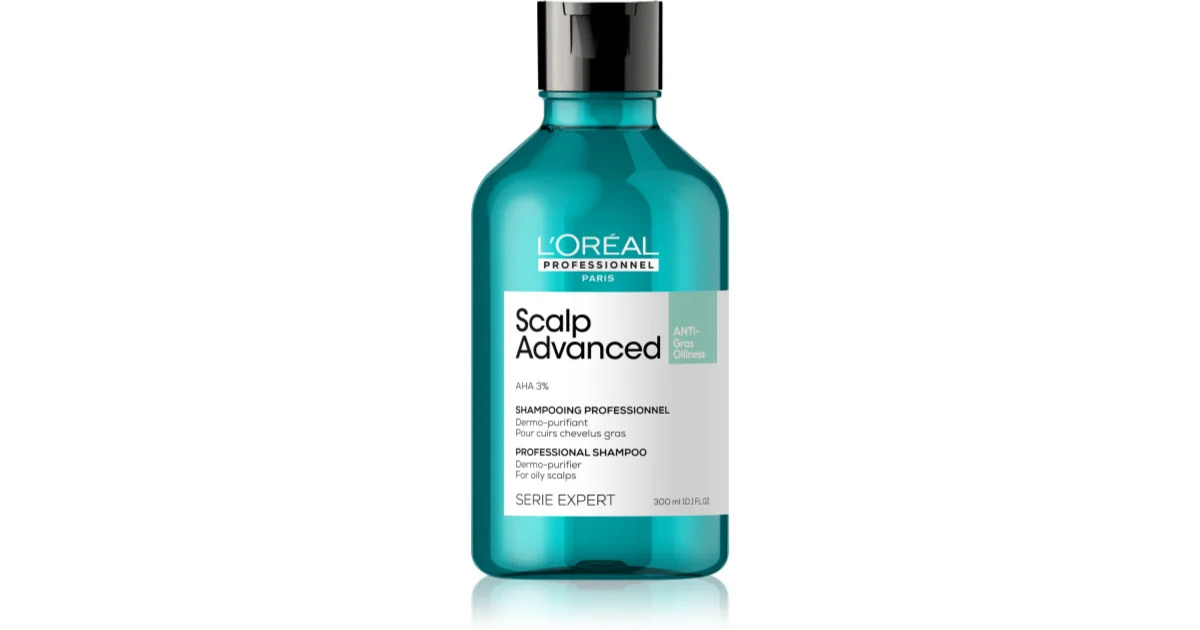 L'Oréal Professionnel Scalp Advanced Anti Dandruff Dermo Clarifier  Shampoo, For Dandruff Prone Scalp 300 ml, BD Cosmetics Bazar