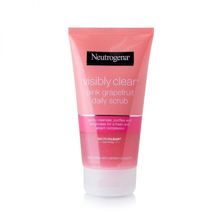 Neutrogena Visibly Clear Exfoliating Cleansing Gel Pink Grapefruit -150ml