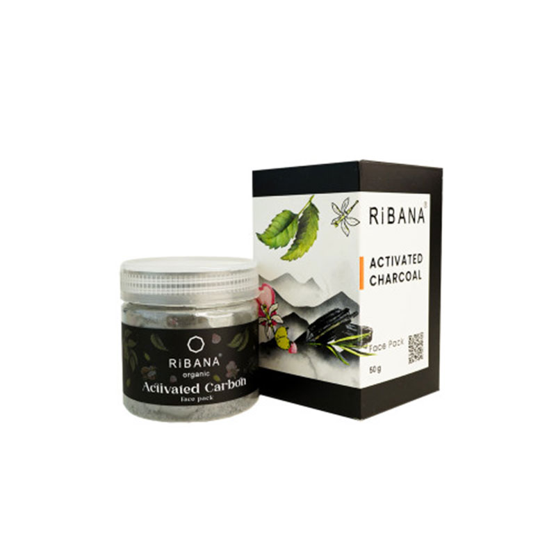 Ribana Activated Charcoal Face Pack 50g