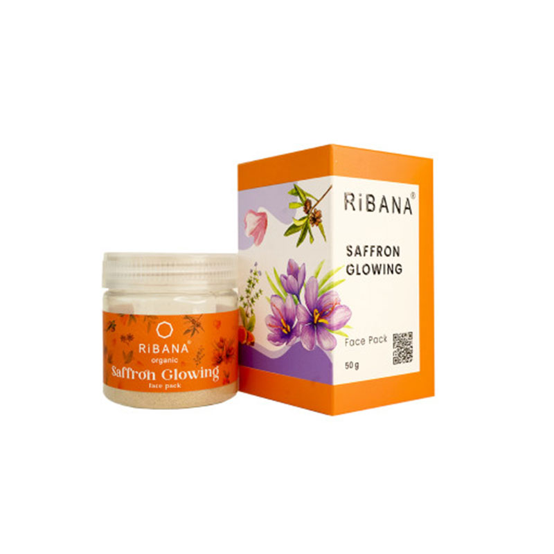 Ribana Saffron Glowing Face Pack 50g