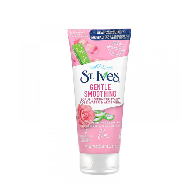 St. Ives Gentle Smoothing Rose Water & Aloe Vera Scrub 170ml