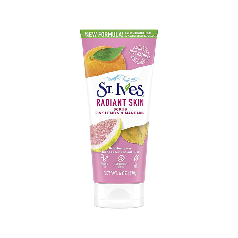 St. Ives Radiant Skin Pink Lemon & Mandarin Orange Scrub 170g