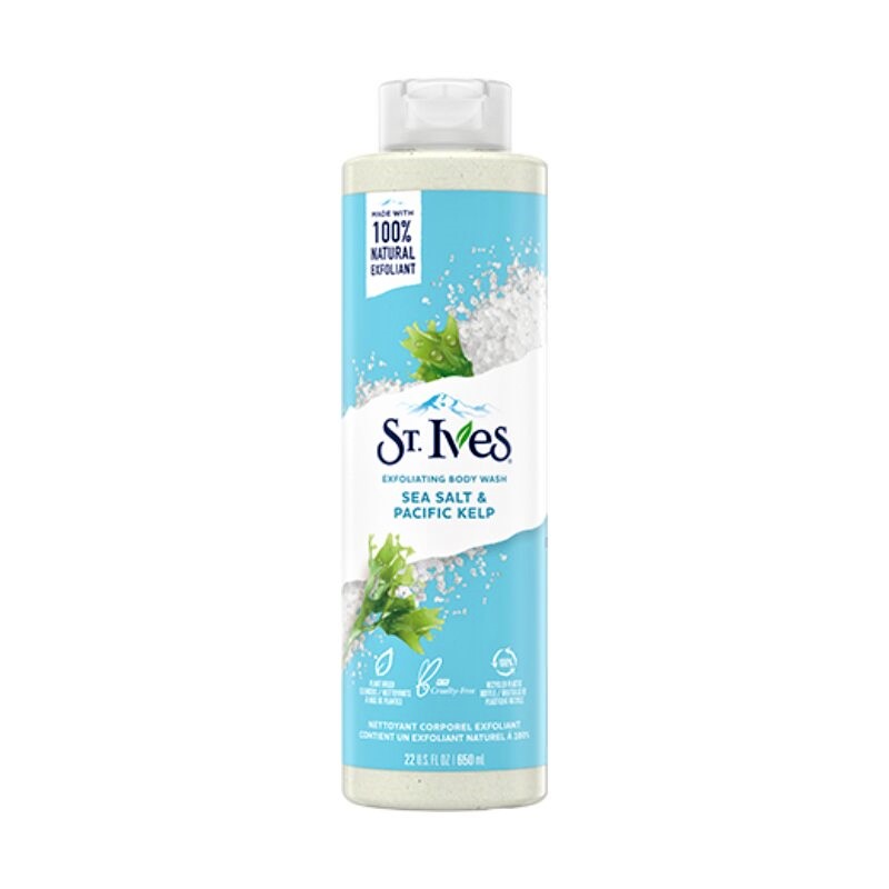 St. Ives Sea Salt & Pacific Kelp Exfoliating Body Wash 650ml